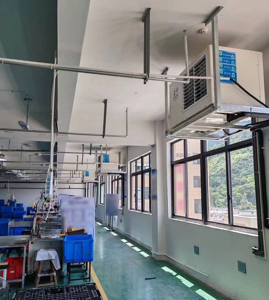 裝配廠房車間降溫安裝工業(yè)省電空調(diào)-臥式軸流機(jī).jpg 裝配廠房車間降溫安裝工業(yè)省電空調(diào)-臥式軸流機(jī).jpg